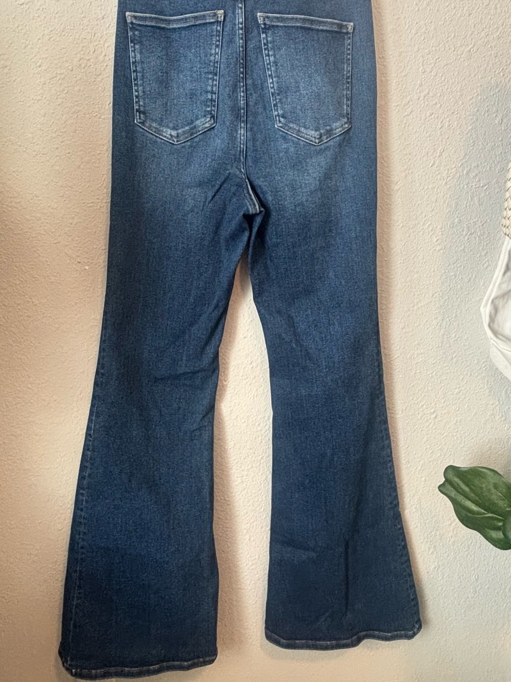 Boden Dark Blue Flare Jeans with High Waist - Picture 3 of 3